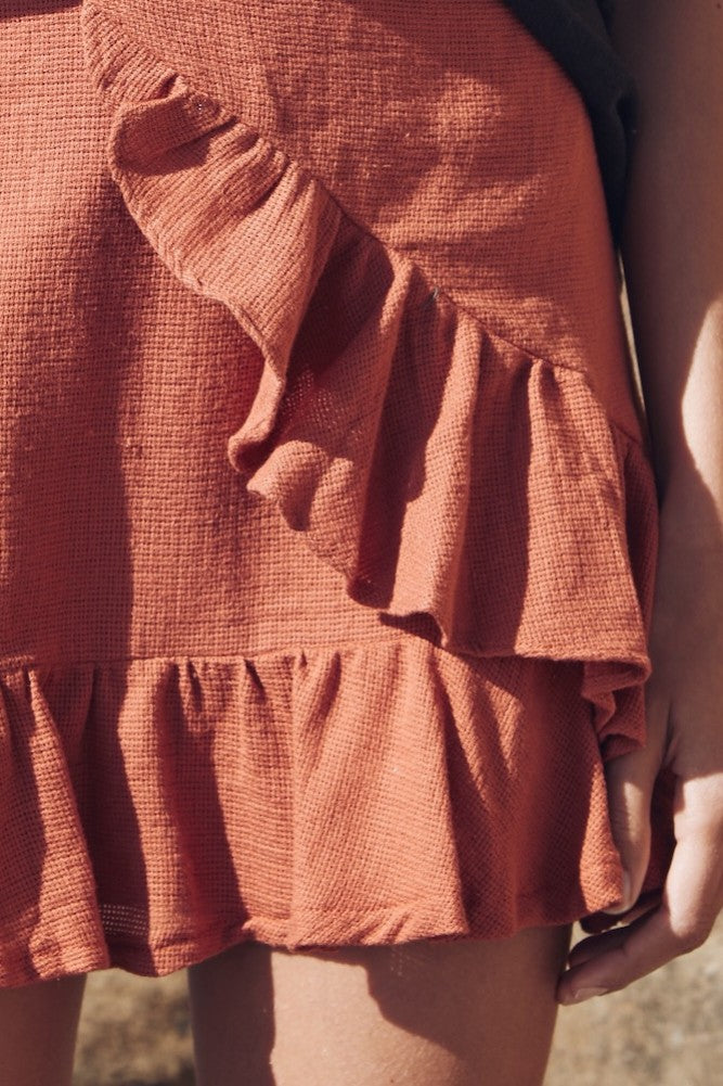 Valencia Skirt Rust-Seaa Fashion