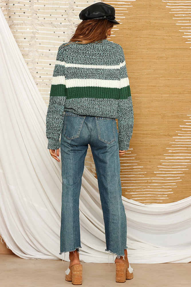 Formosa Knit Green-Seaa Fashion
