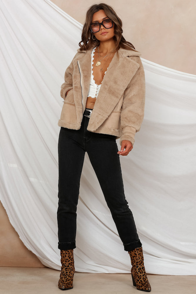 Road Gets Tough Jacket Mocha-Seaa Fashion