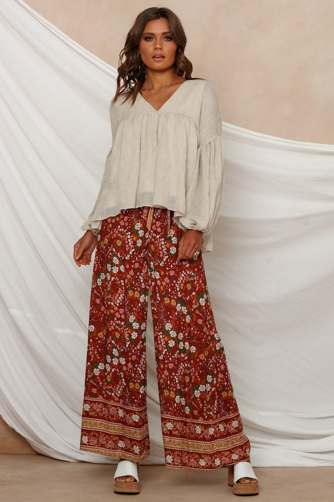 Ashmount Top Beige-Seaa Fashion