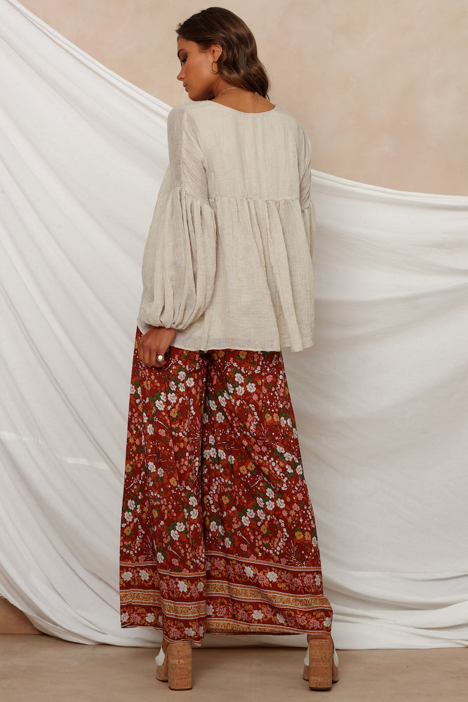 Ashmount Top Beige-Seaa Fashion