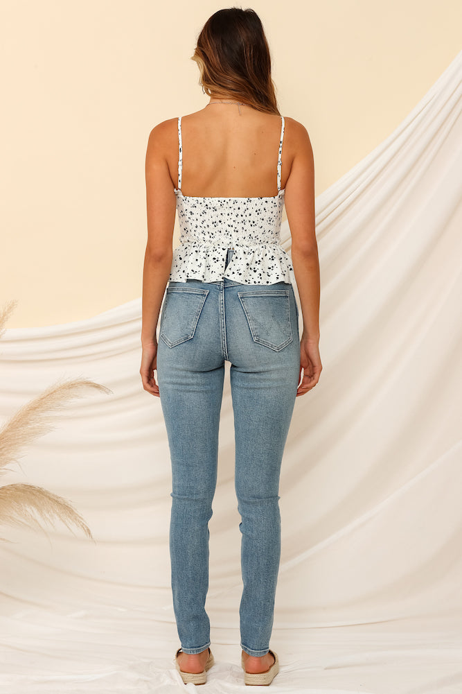 River Flows In You Cami White-Seaa Fashion