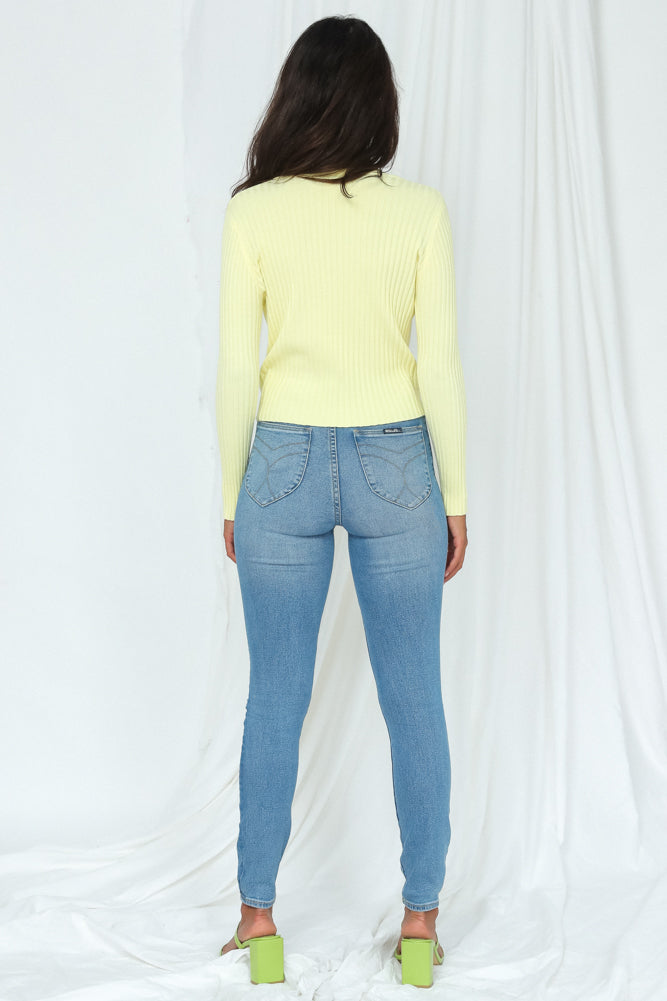 Glowing In The Dark Cardigan Yellow-Seaa Fashion