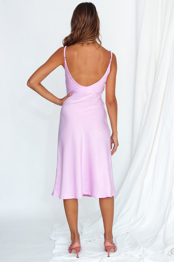 Vendetta Midi Dress Lilac-Seaa Fashion