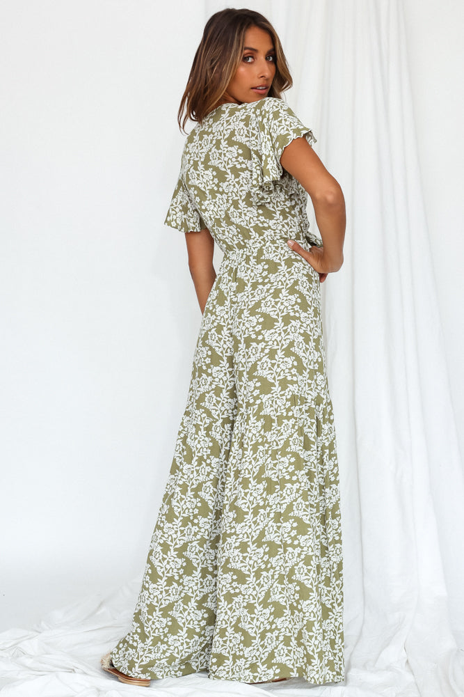 Night Blues Jumpsuit Olive-Seaa Fashion