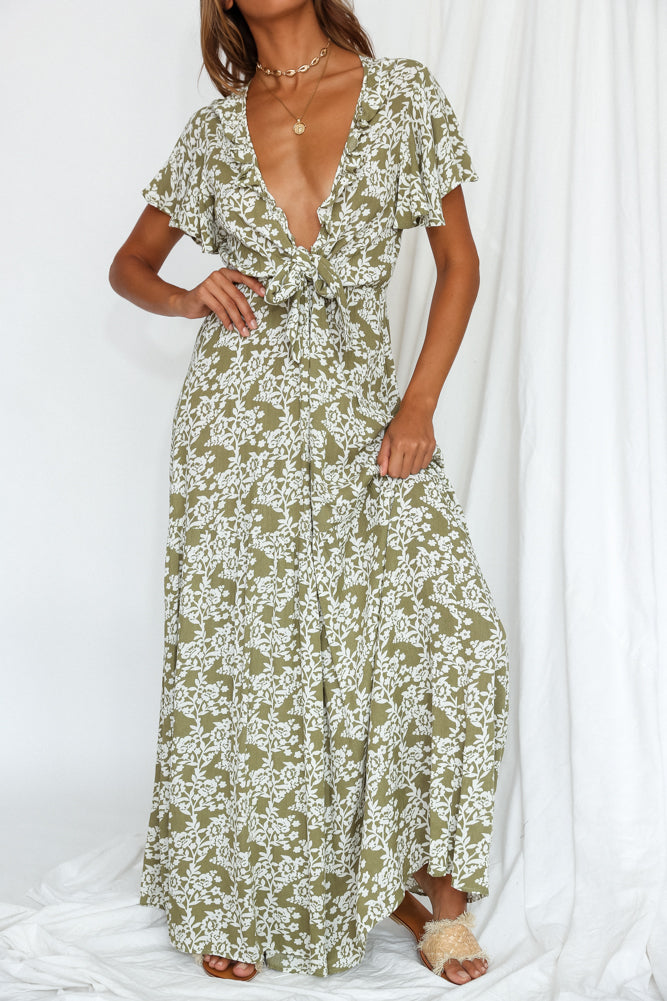 Night Blues Jumpsuit Olive-Seaa Fashion