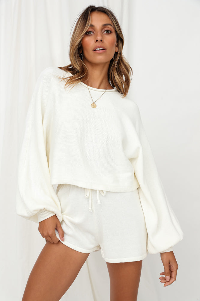 Flight Mode Knit White-Seaa Fashion