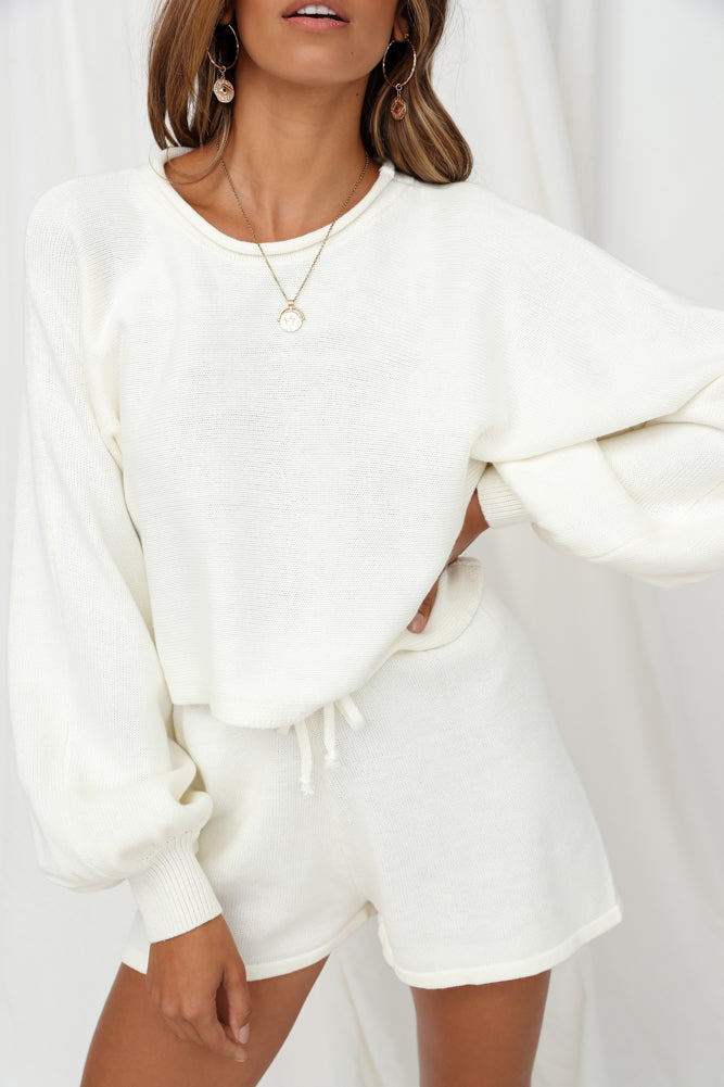 Flight Mode Knit White-Seaa Fashion
