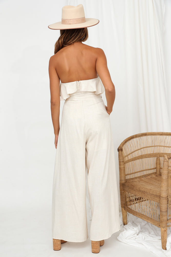 Night Habit Jumpsuit Natural-Seaa Fashion