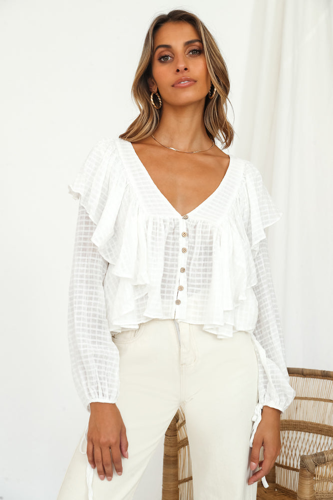 Anouk Crop Top White-Seaa Fashion