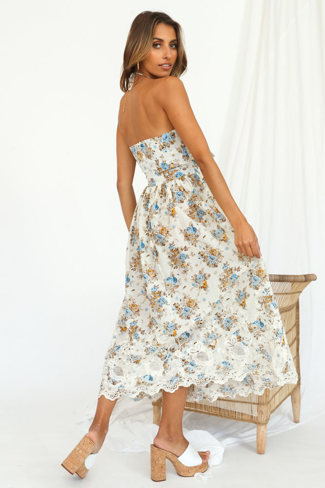 Ariel Midi Dress Yellow-Seaa Fashion