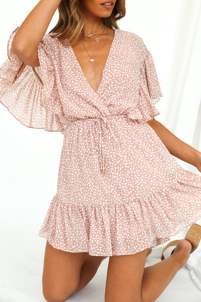 Back In Town Dress Pink-Seaa Fashion