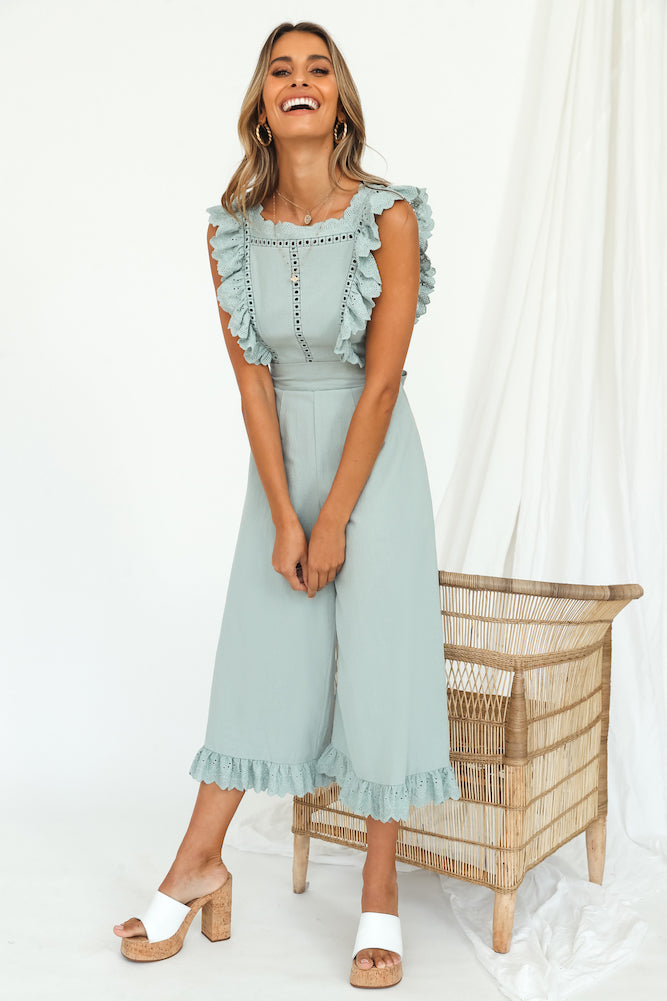 Quaymas Jumpsuit Sage-Seaa Fashion