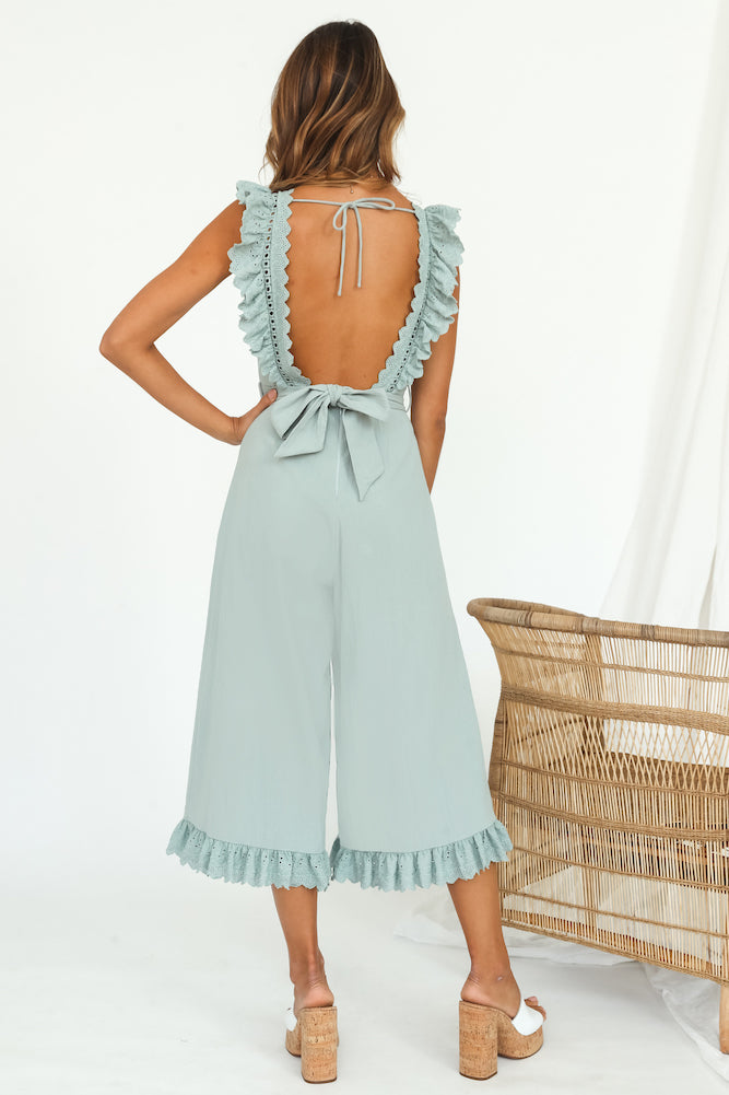 Quaymas Jumpsuit Sage-Seaa Fashion