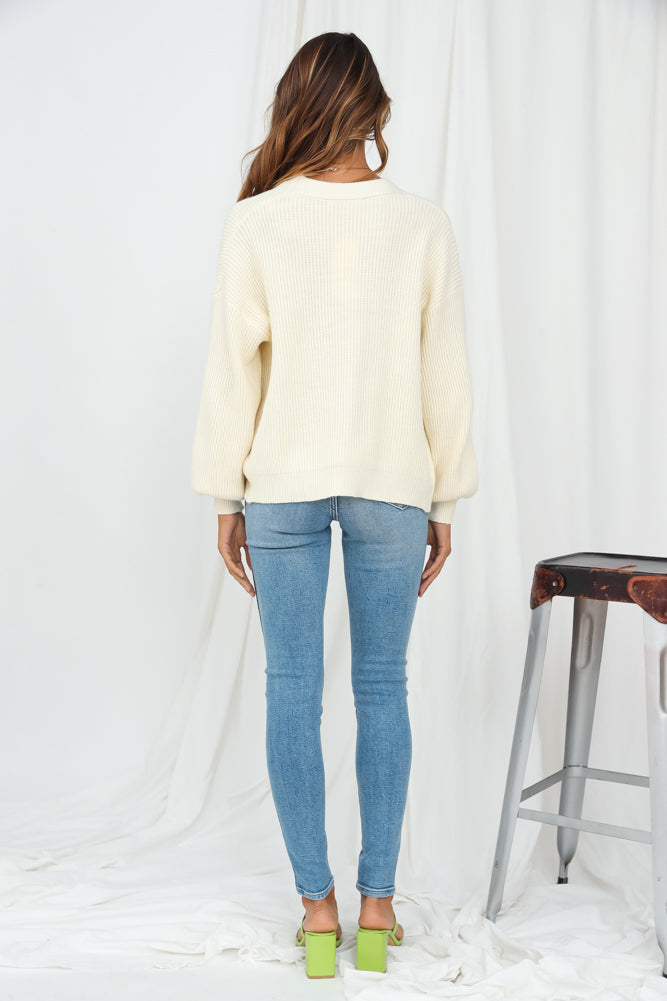 Fly Me High Knit Cream-Seaa Fashion