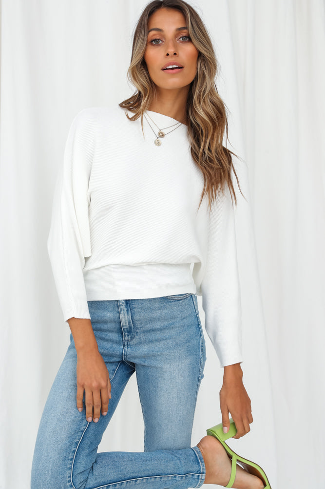 Dragon Knit White-Seaa Fashion