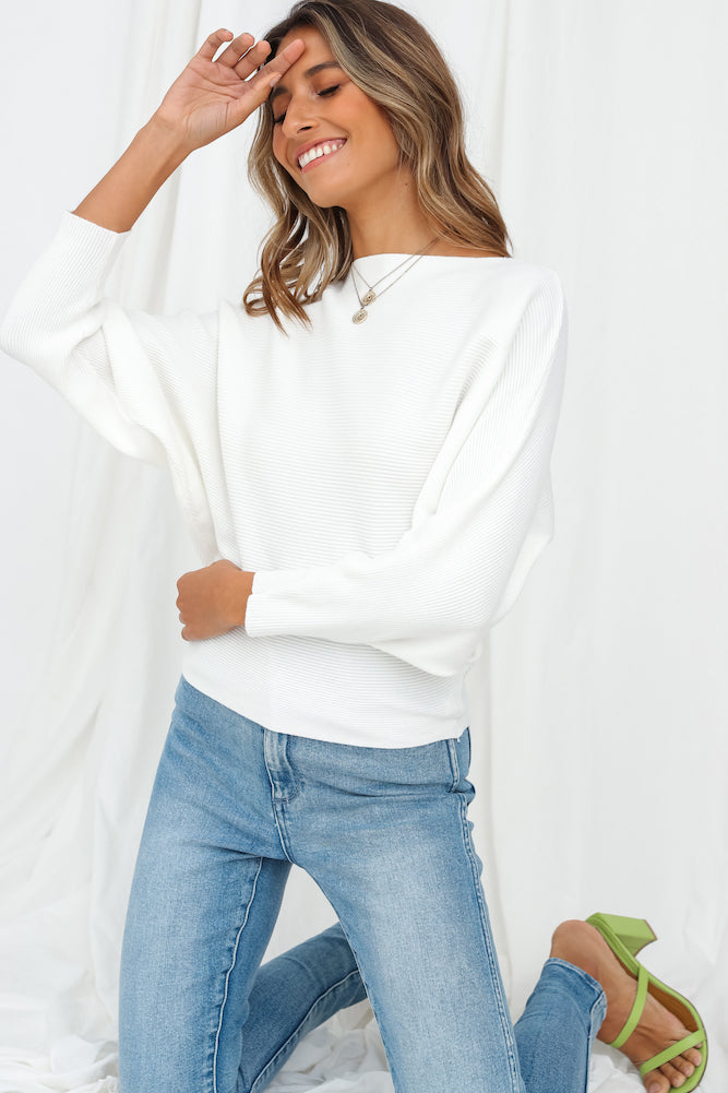 Dragon Knit White-Seaa Fashion