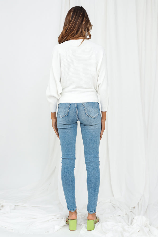 Dragon Knit White-Seaa Fashion