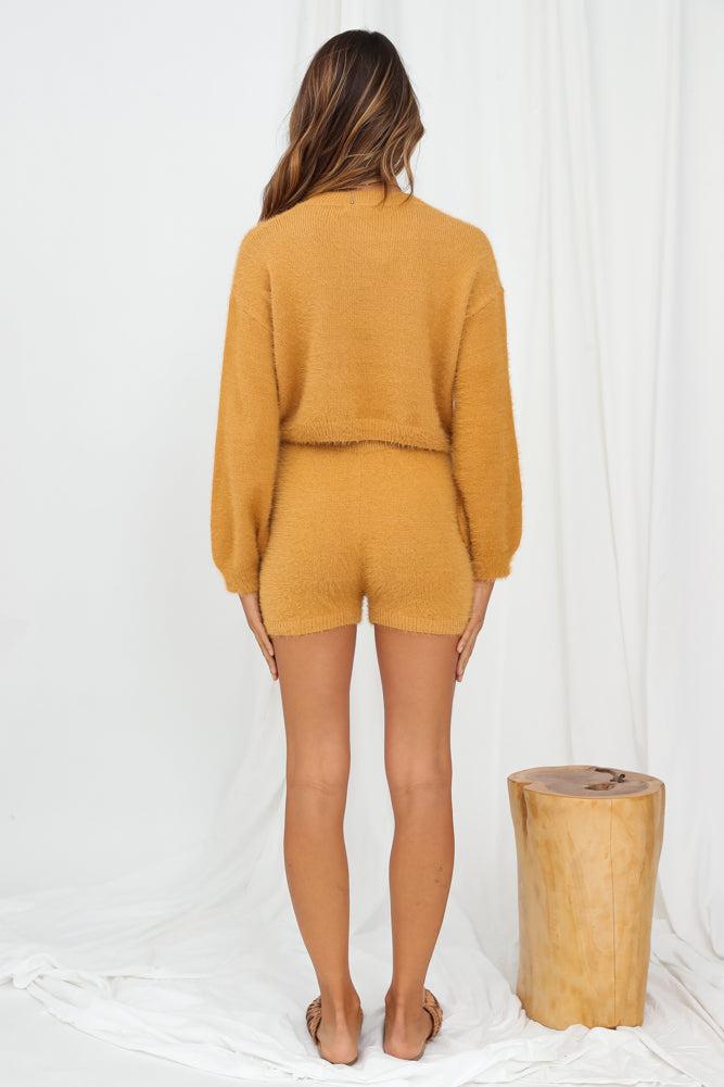 Shooting Stars Set Mustard-Seaa Fashion