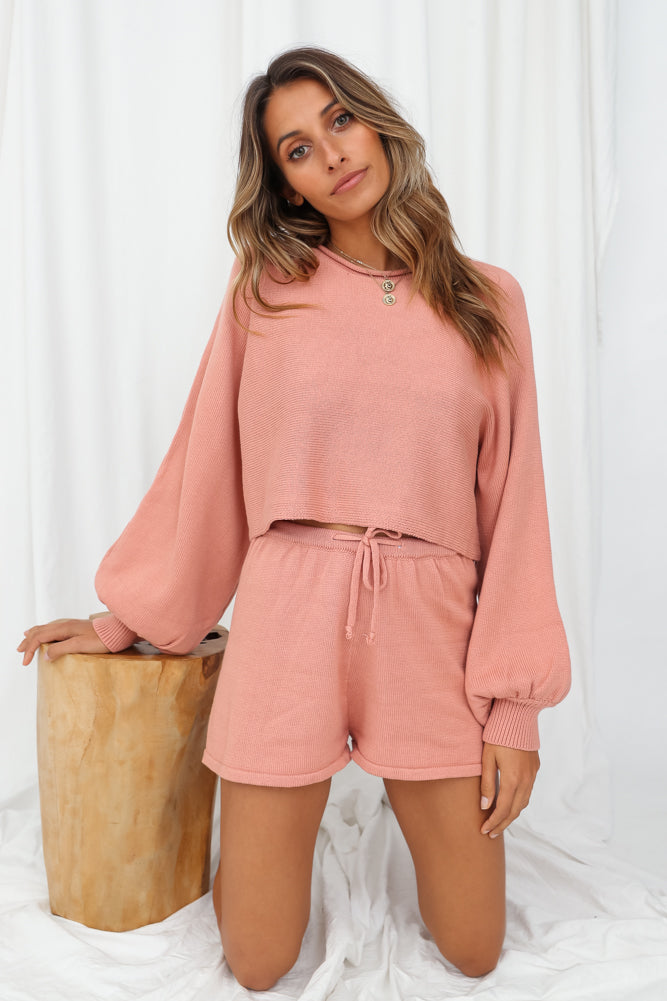 Flight Mode Knit Pink-Seaa Fashion