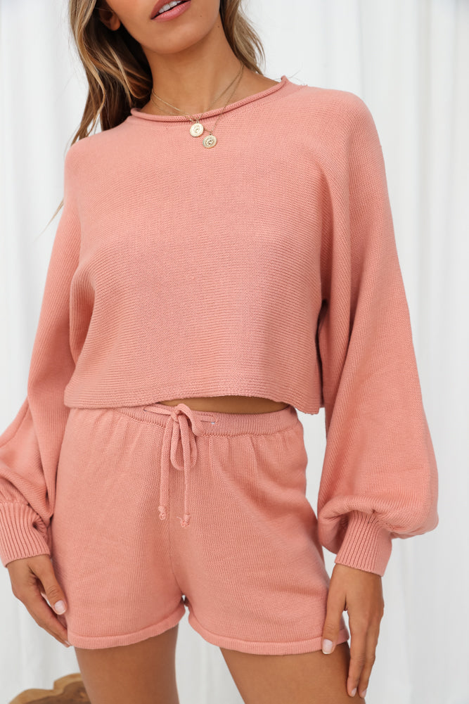 Flight Mode Knit Pink-Seaa Fashion