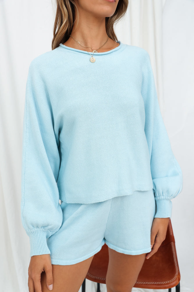 Flight Mode Knit Blue-Seaa Fashion