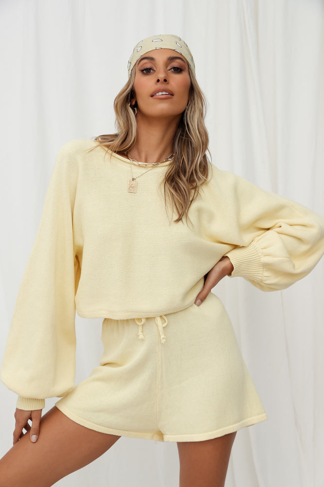 Flight Mode Knit Yellow-Seaa Fashion