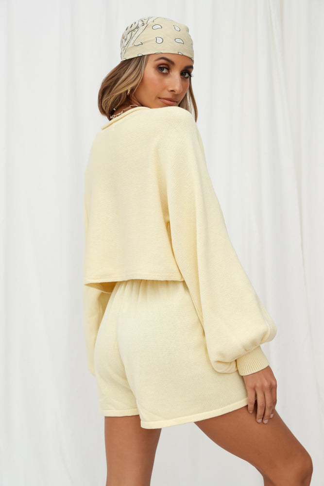 Flight Mode Knit Yellow-Seaa Fashion