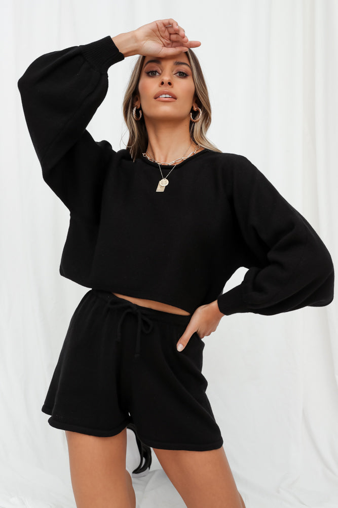 Flight Mode Knit Black-Seaa Fashion