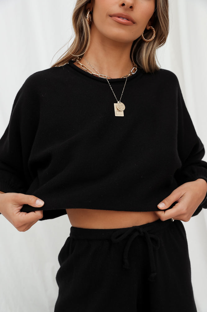 Flight Mode Knit Black-Seaa Fashion