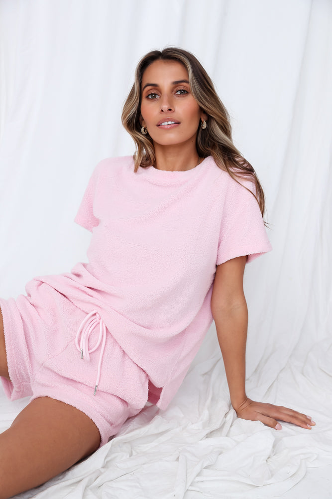 HELLO MOLLY Counting Sheep Shorts Sherbet Pink-Seaa Fashion