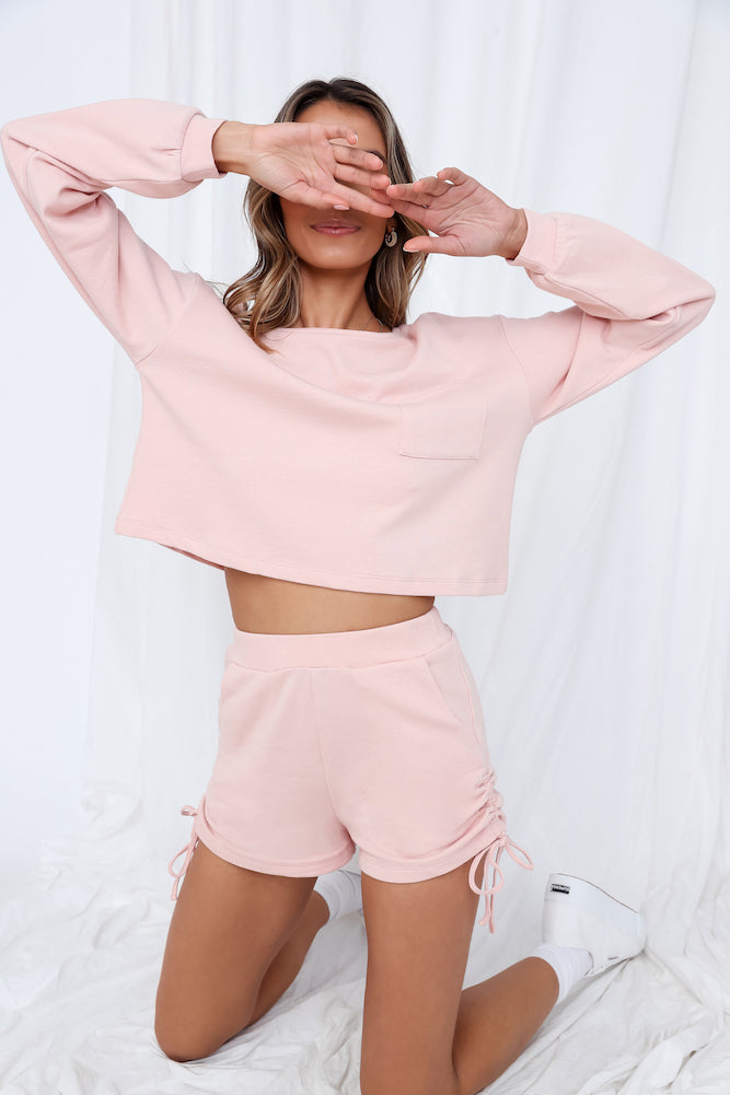 HELLO MOLLY Total Hush Hush Shorts Blush-Seaa Fashion