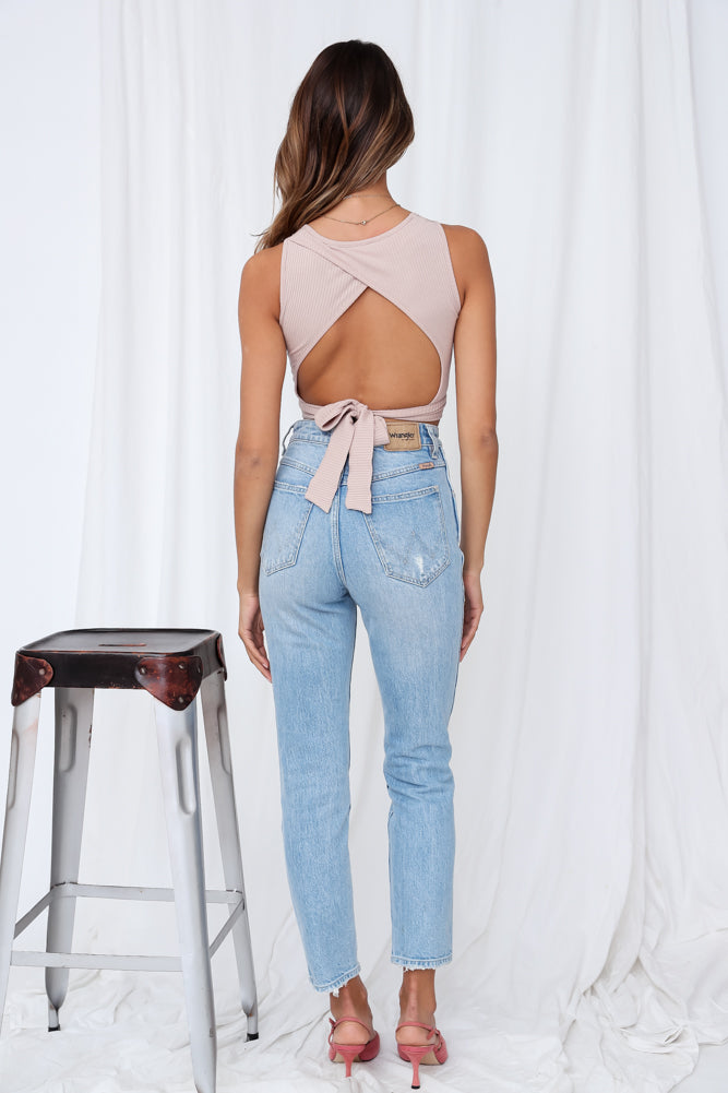 Aditya Crop Top Mocha-Seaa Fashion