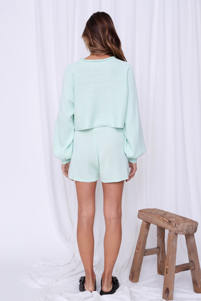 Flight Mode Knit Mint-Seaa Fashion