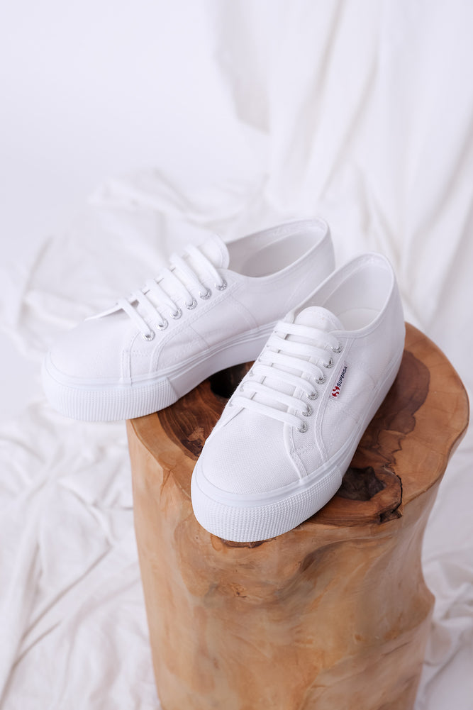 SUPERGA 2790 Linea Up And Down Sneakers White-Seaa Fashion