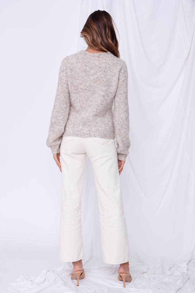 Oslo Knit Beige-Seaa Fashion
