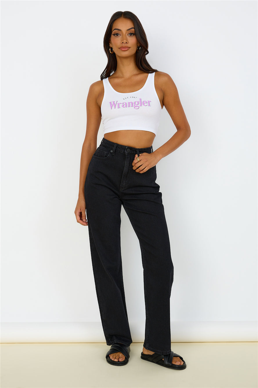 WRANGLER The Reaction Tank White Lilac-Seaa Fashion