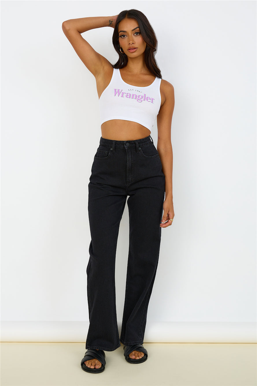 WRANGLER The Reaction Tank White Lilac-Seaa Fashion