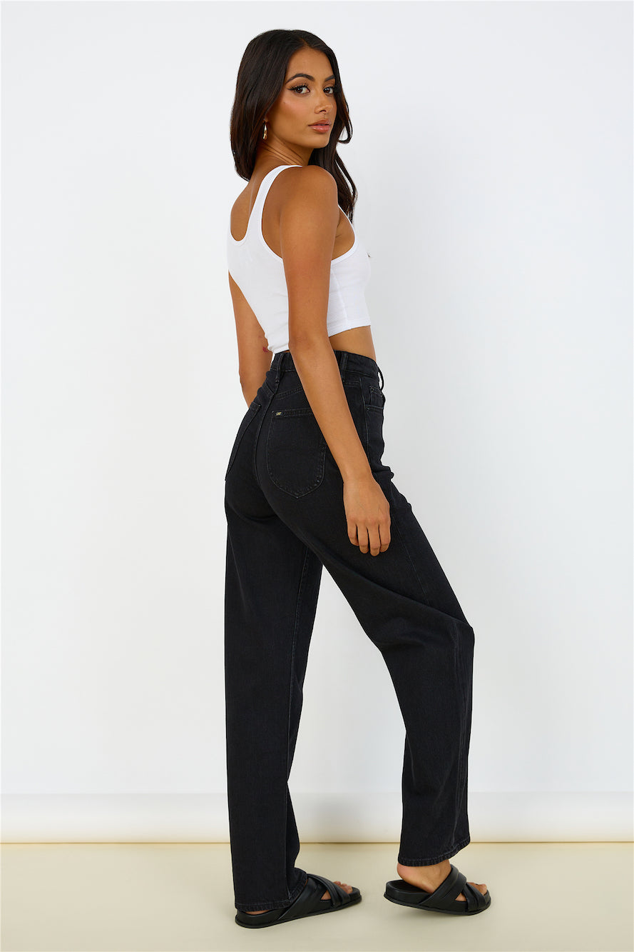 LEE High Baggy Jean Homme Black-Seaa Fashion