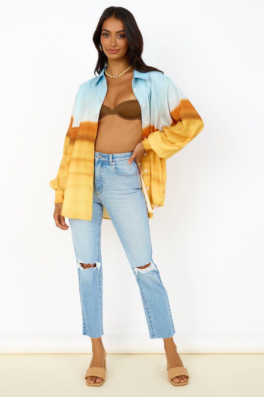 ABRAND A '94 High Slim Harper Jean Organic Rip-Seaa Fashion