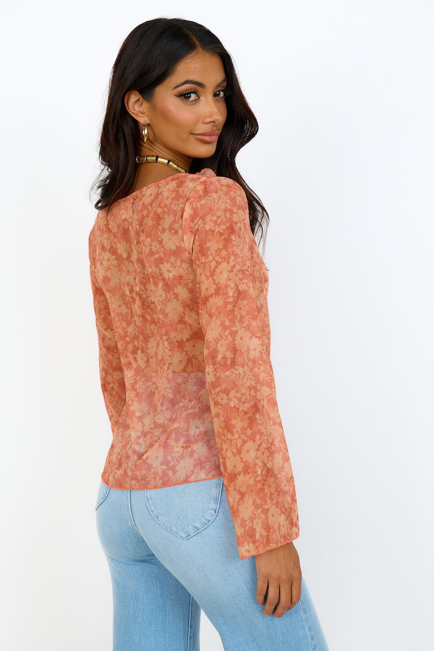 FINDERS KEEPERS Peppa Top Peach Harvest-Seaa Fashion