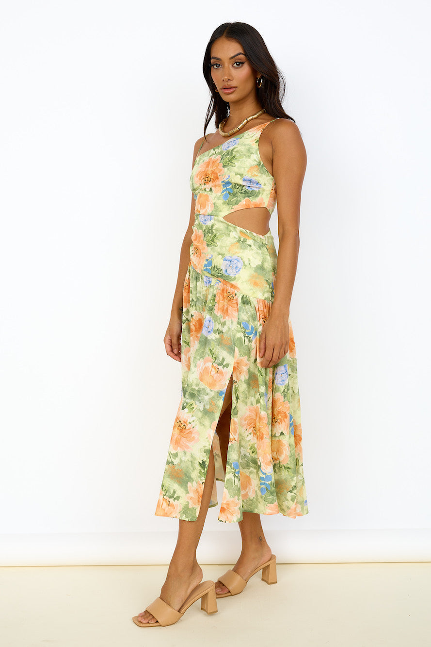 Castle In The Sky Maxi Dress Green-Seaa Fashion