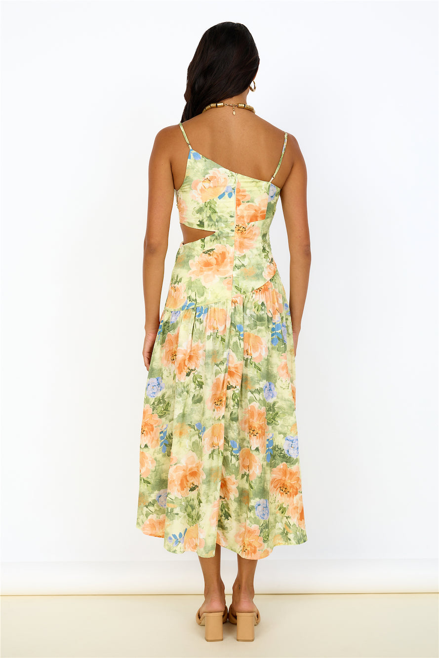 Castle In The Sky Maxi Dress Green-Seaa Fashion