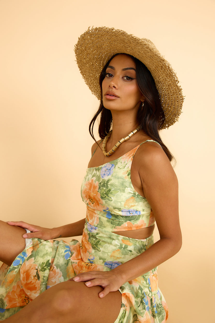 Castle In The Sky Maxi Dress Green-Seaa Fashion