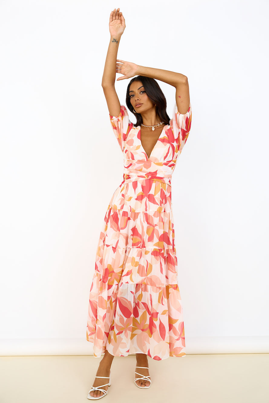 Bewitching Soul Maxi Dress Pink-Seaa Fashion