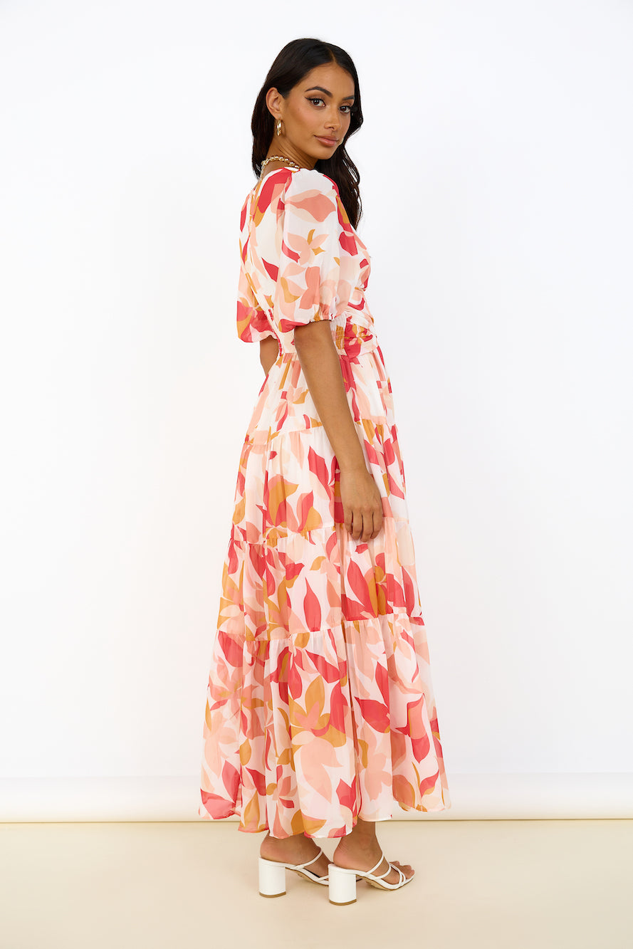 Bewitching Soul Maxi Dress Pink-Seaa Fashion