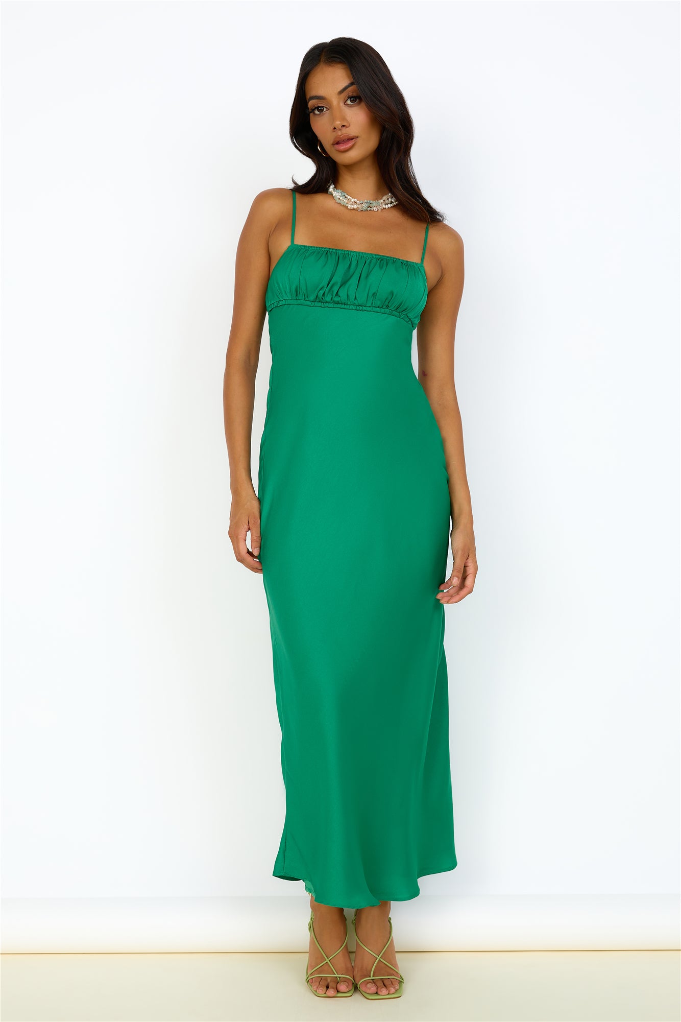 Envious Maxi Dress Green-Seaa Fashion