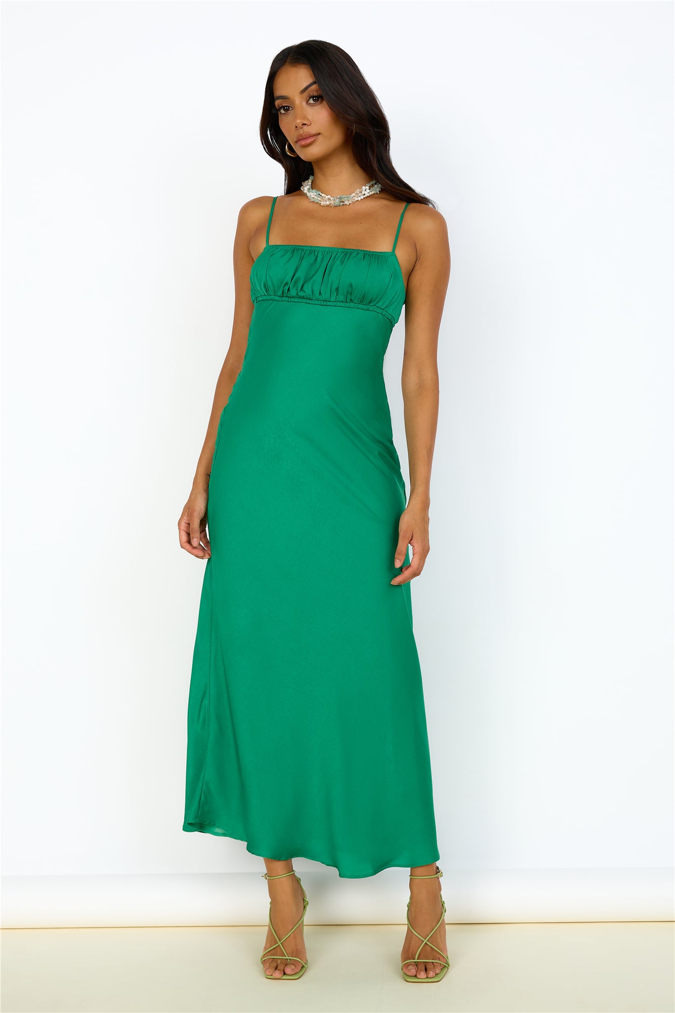 Envious Maxi Dress Green-Seaa Fashion