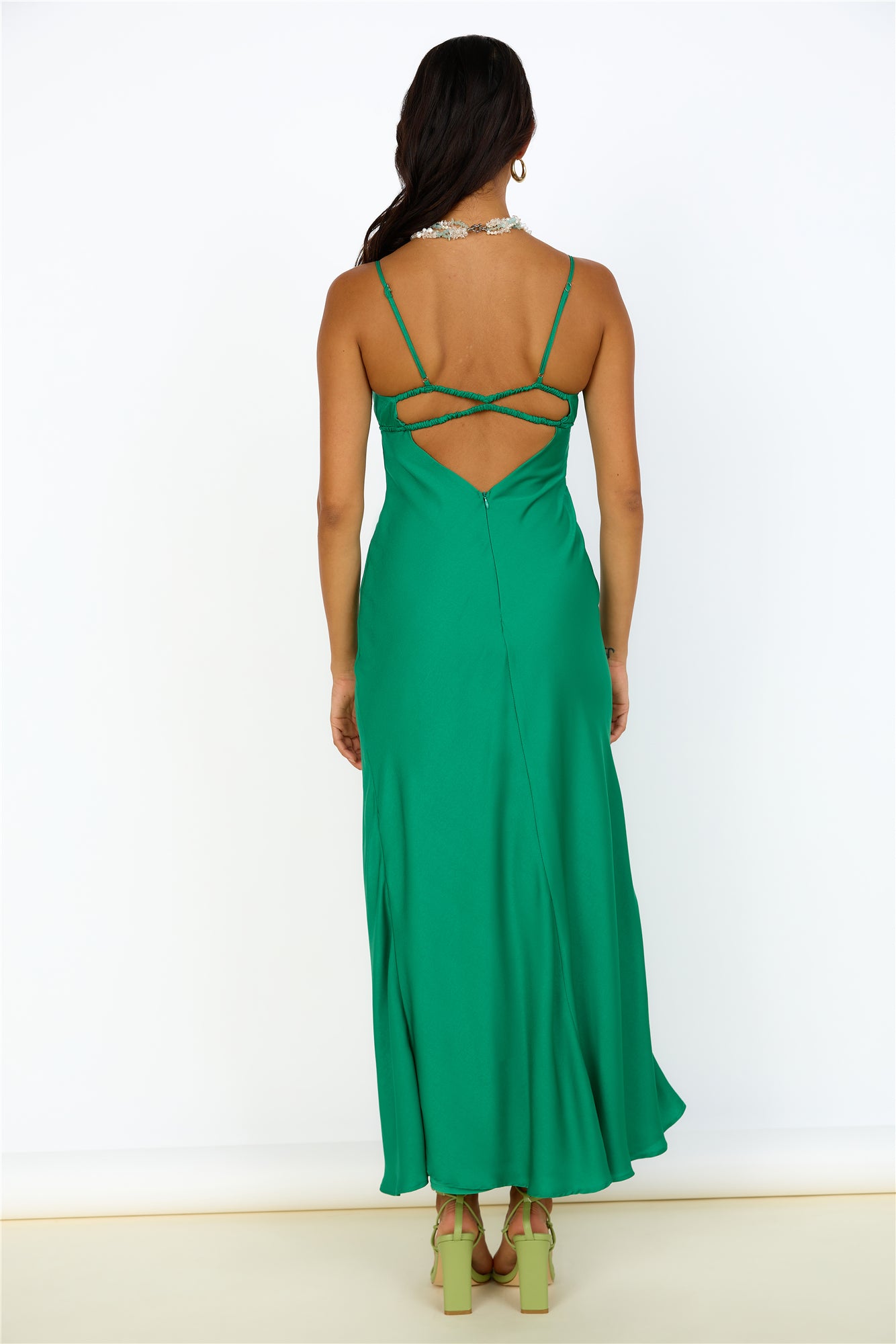 Envious Maxi Dress Green-Seaa Fashion