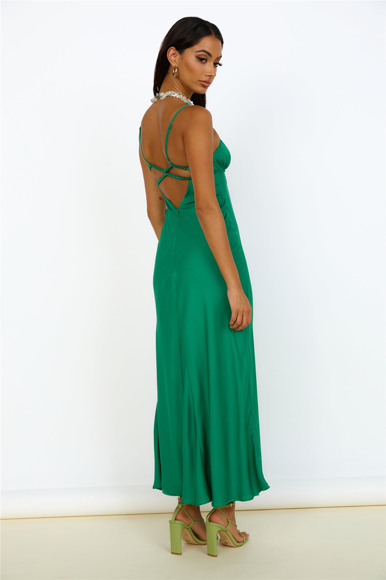 Envious Maxi Dress Green-Seaa Fashion